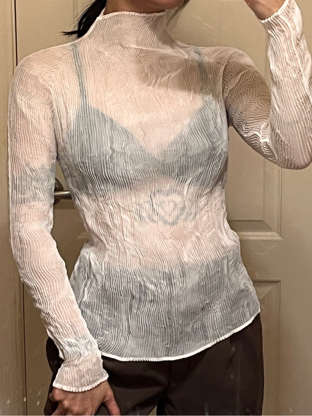 ISSEY MIYAKE CHIFFON TWIST